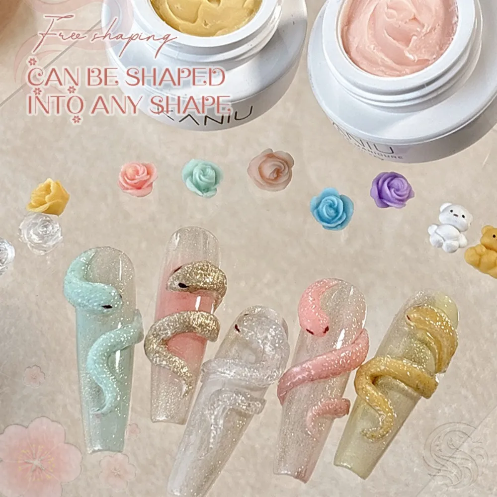 7 couleurs Gel Nail Art plâtre effet 3D sable Texture pas besoin couche de finition Gel vernis UV vernis à ongles laque vernis bricolage ongles