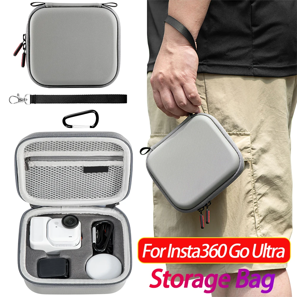 Carrying Case Portable Handbag Dustproof Protective Box for Insta360 Go Ultra Camera Accessories