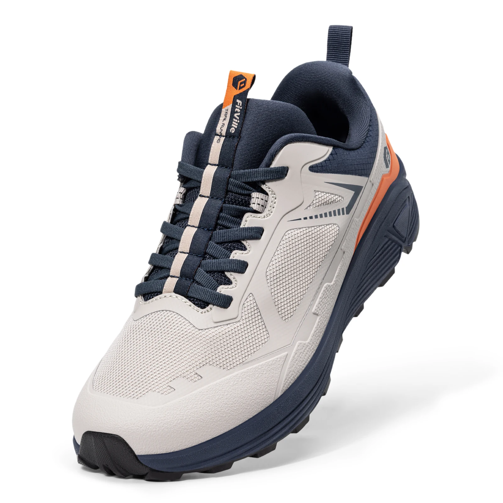 Fitville Trail-Laufschuhe für Herren, breiter Zehenbereich, Wanderschuhe, komfortable Dämpfung, Outdoor-Sportschuhe für Männer, rutschfest – Detail 13