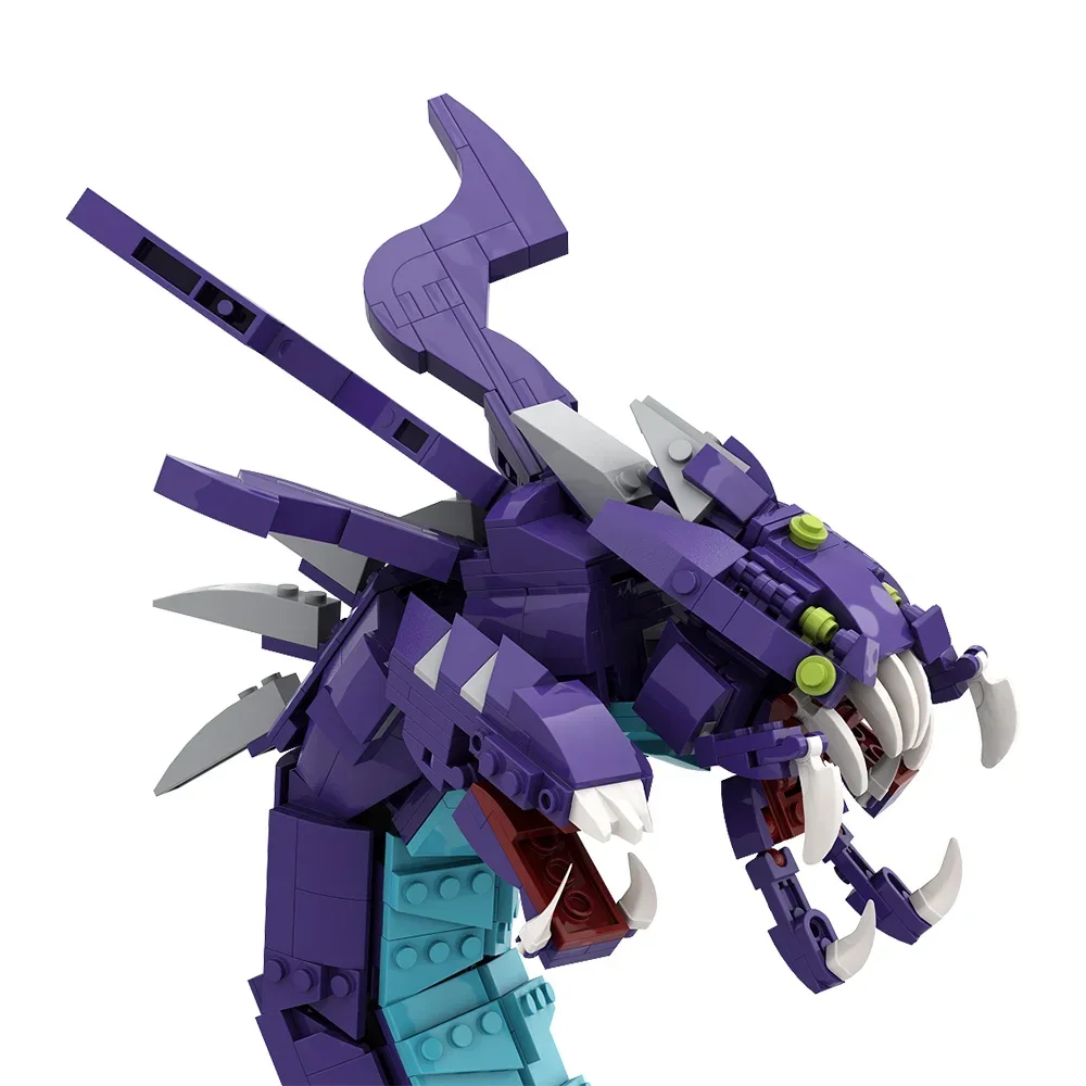 Gobricks MOC ゲームキャラクタードラゴンおもちゃ Baroneds Nashs 魂食い海ワームモンスタービルディングブロックセット子供の誕生日ギフト
