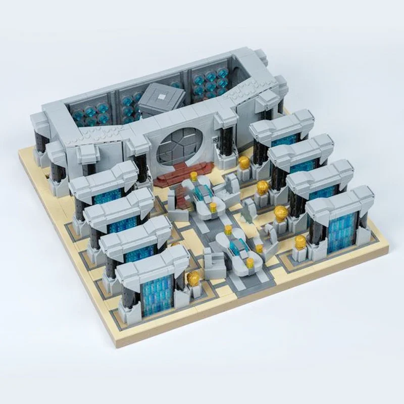 스타 영화 모델 Moc 빌딩 브릭, UCS 복수 기술, 모듈식 블록 선물, 크리스마스 장난감, DIY 세트 조립