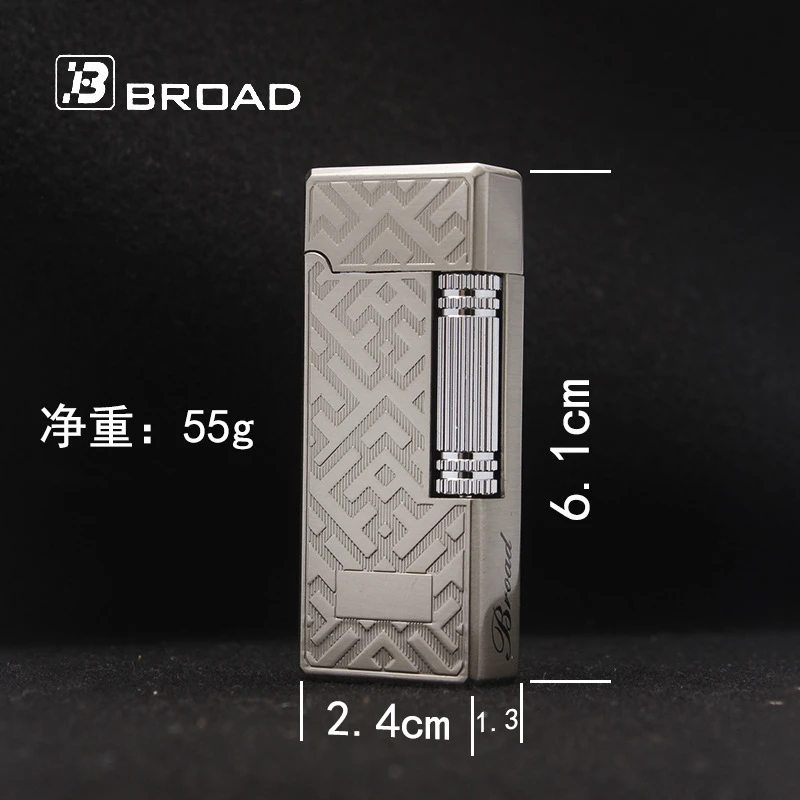 Torch Ping Bright Sound Lighter Free Fire Flint Grinding Wheel Lighter Butane Metal Inflated Gas Cigarette Cigar Compact Lighter