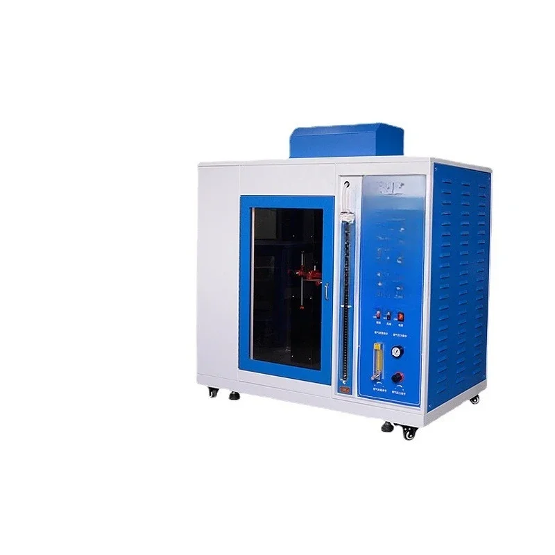 Glowing wire combustion testing machine, textile needle flame combustion testing device