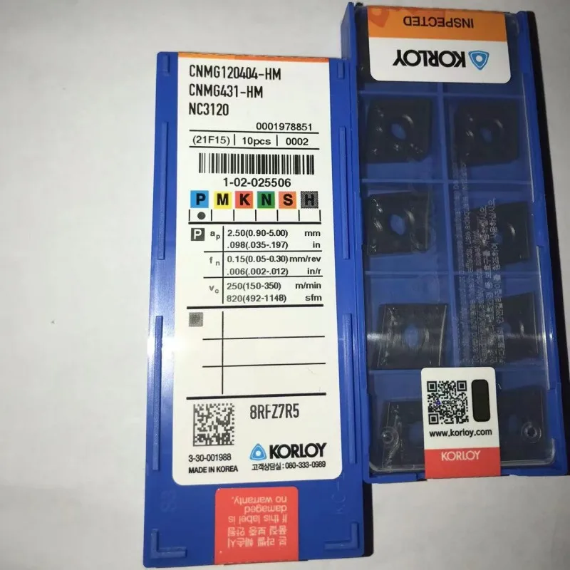 

CNMG120404-HM NC3020 /CNMG120408-HM NC3020 /CNMG120404-HM NC3120 /CNMG120408-HM NC3120 CNC turning blade carbide inserts 10PCS
