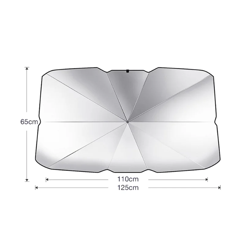 AONEQ-Convenient Multi Foldable Car Parasol Windshield Sunshade Front Car Interior Use