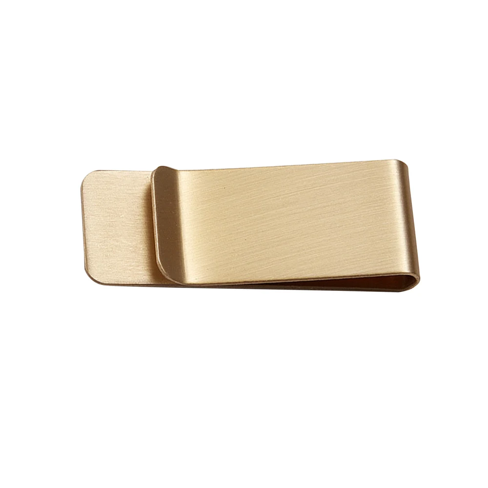 Portable Pen Holder Stainless Steel Ticket Folder High Quality Metal Clip For Note Book Multifunction Pen Clip Office Stationery