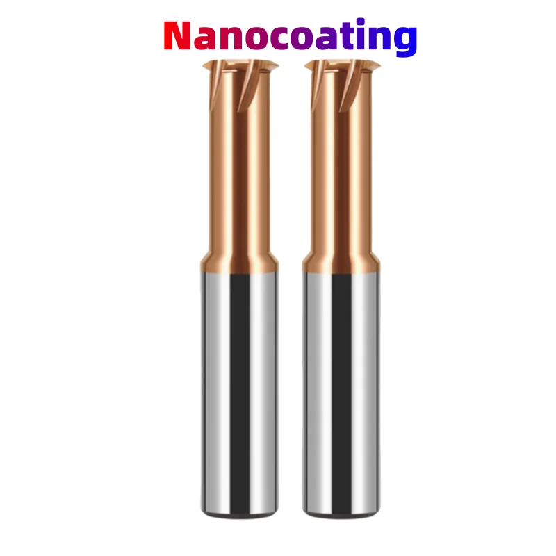 1PCS CNC Machine Solid Carbide Single Tooth Thread Milling M1 M1.6 M2 M3 M4 M5 M6 M8 M10 M12 M14 M16 18 20 M24 Mill Mills Cutter