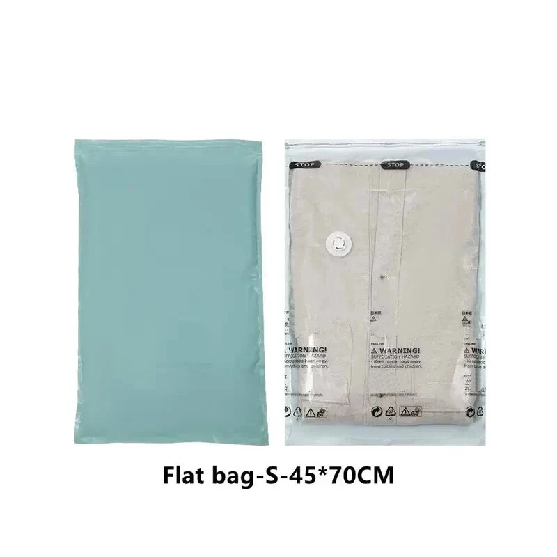 1pc No Need Pump Vacuum Bags Large Plastic Storage Bags for Storing Clothes Blankets Compression Empty Bag Travel Accessories