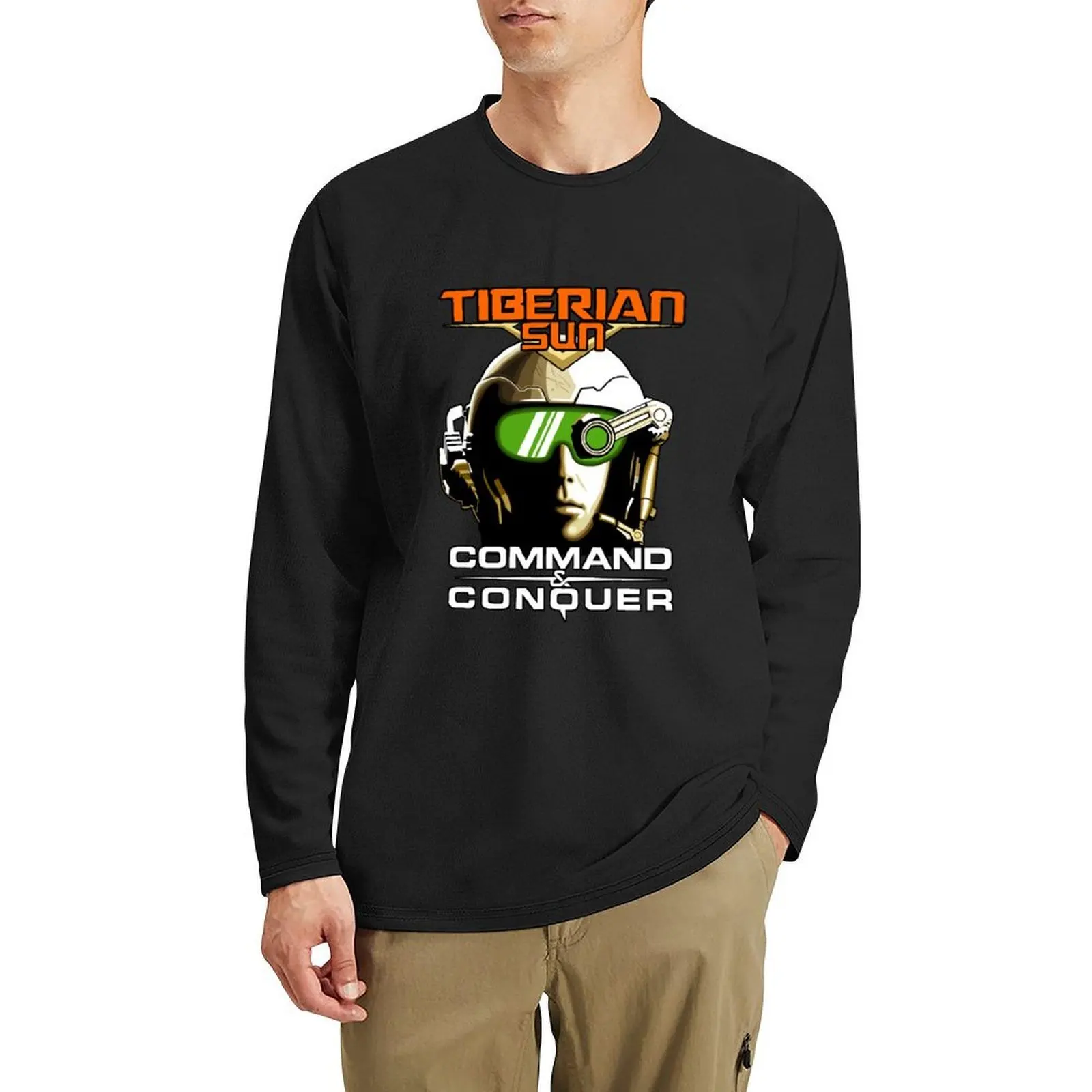 

Tiberian Sun Commander Long T-Shirt quick-drying t-shirt Blouse heavyweight t shirts cute tops oversized t shirt men