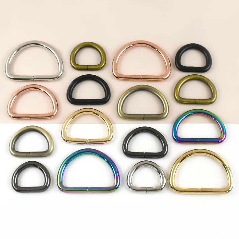 

10/20Pcs 20-38mm Metal D Ring Buckle for Webbing Strap Backpack Bag Belt Dog Collar Clasp DIY Craft Sewing Hardware Accessories