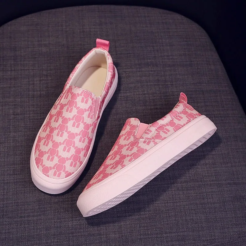 bear loafers women designer shoes slip-on canvas shoes woman casual deportivo breathable unisex
