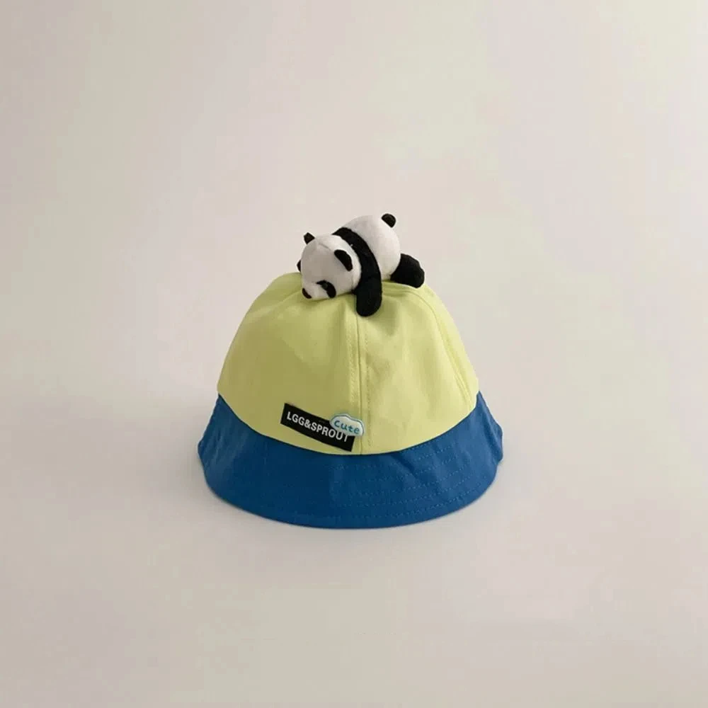 Cappello da pescatore da esterno per bambini con panda carino primavera estate Cappello da sole per bambini per ragazzi e ragazze