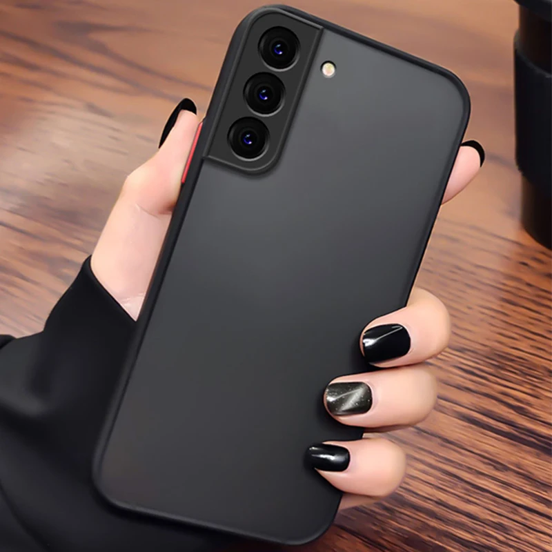 Phone Case for Samsung Galaxy S24 Ultra Cases S23 FE S22 Plus S21 S20 FE Note 20 Ultra Hard Matte Transparent Protective Cover image 3