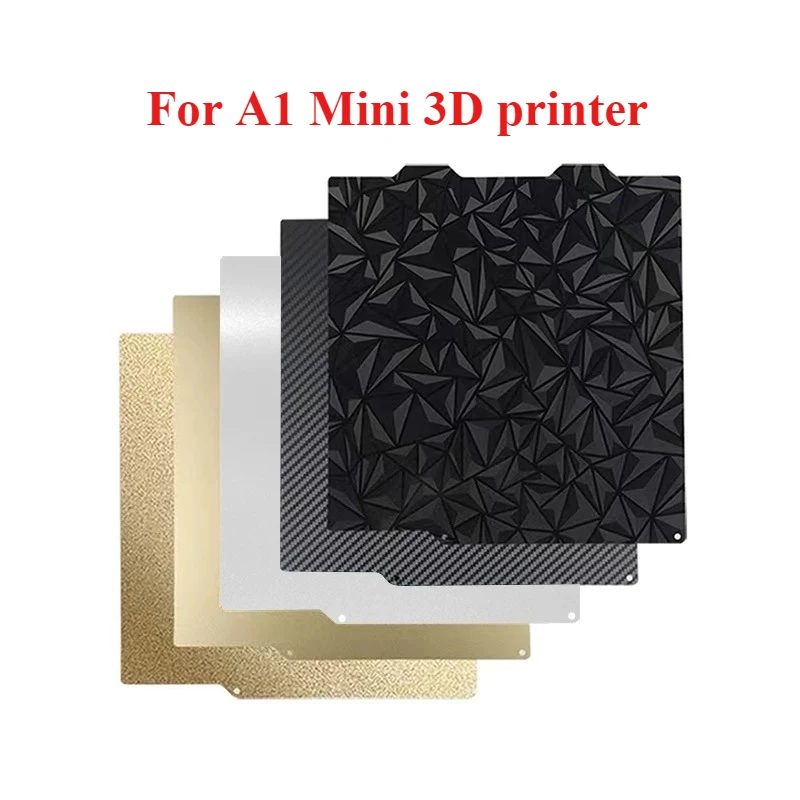 

For A1 Mini Printer Printing Platform Panel PEI Spray Pure Steel Plate 3D Printer Hot Bed Platform