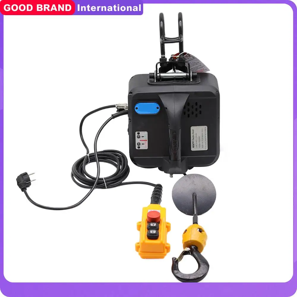 

Electric Hoist 220V Wireless Remote Control Home Portable Air Conditioning Small Crane Hoist Elevator Small Crane Hoist