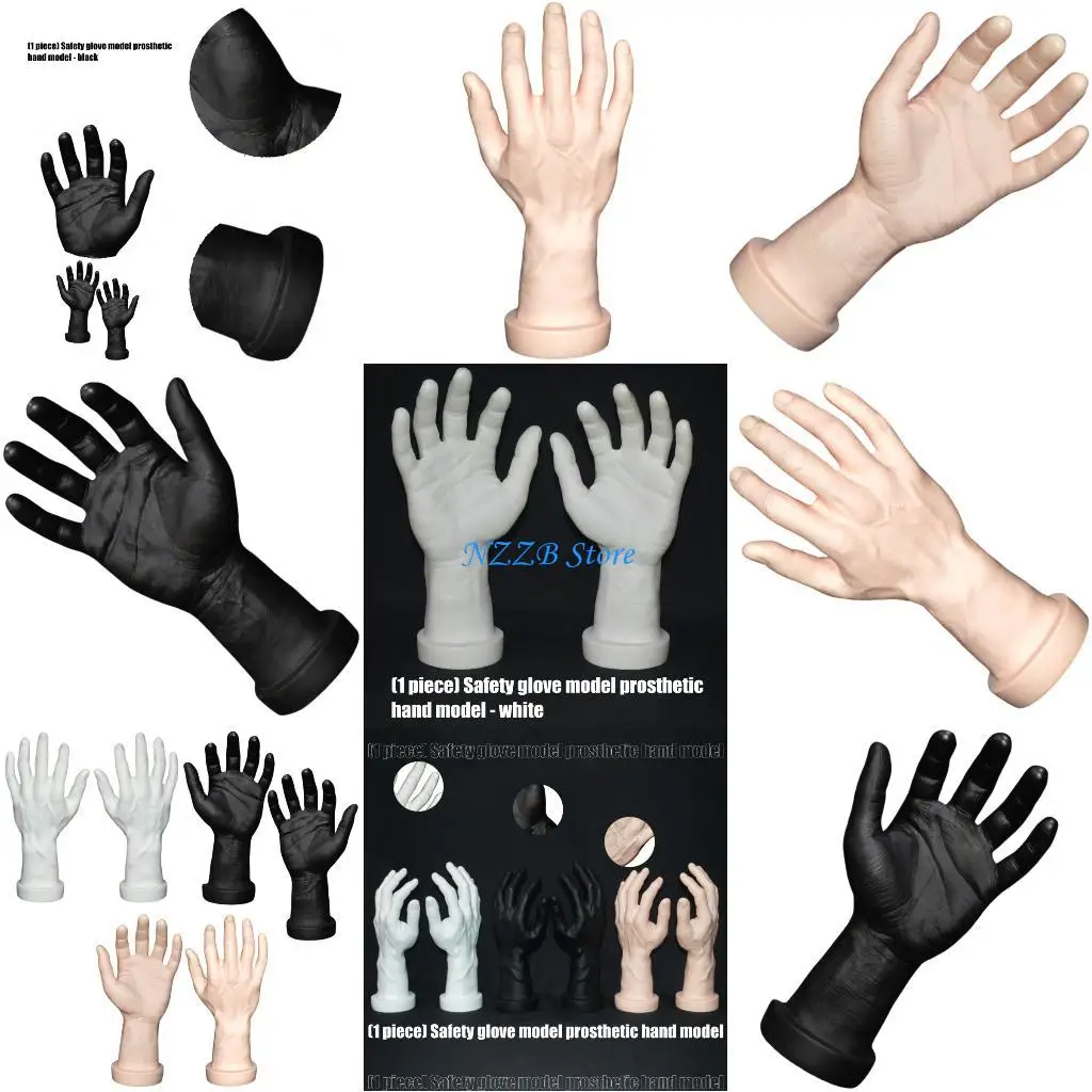

T21F PVC Mannequin Hand Realistic Touch Portable Display Tool Flexible Texture