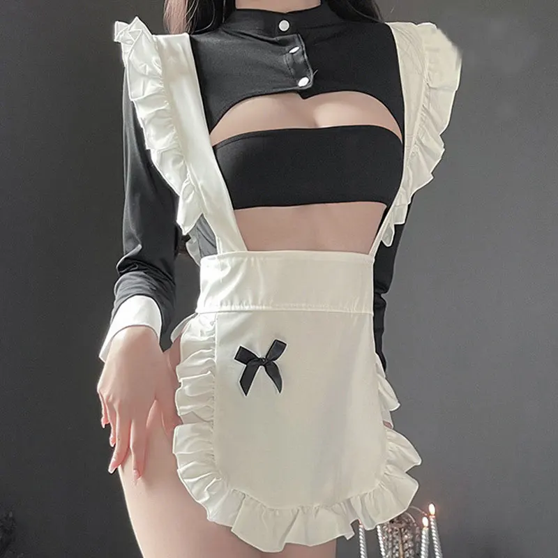 Cosplay Costumes Sex Women Dresses New 2024 Maid Outift Erotic Suit Night Babydoll Anime Accessories Lolita Set Curve Lingerie