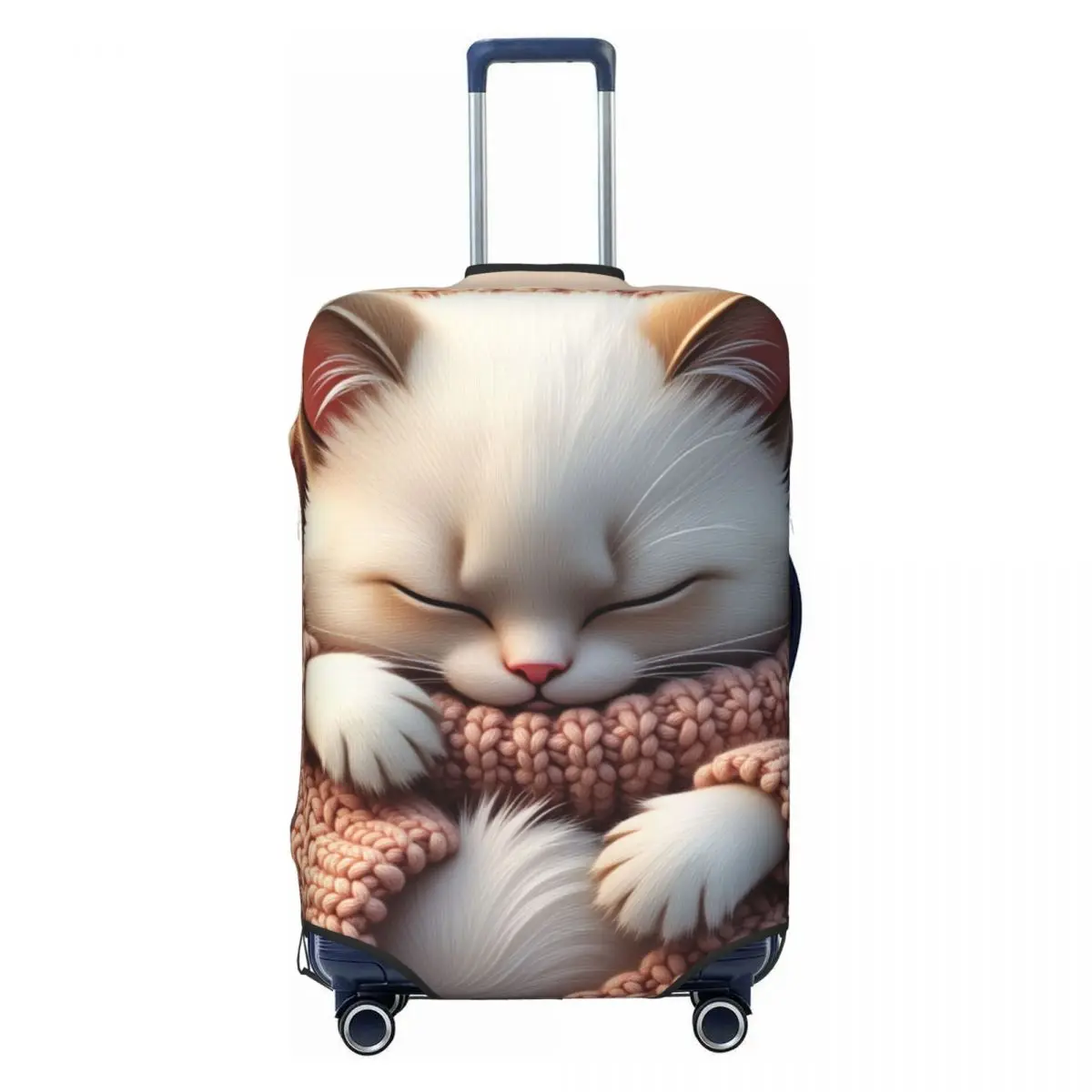 

Защитный чехол для чемодана с милым котом, для дорожных сумок 18-32 дюйма