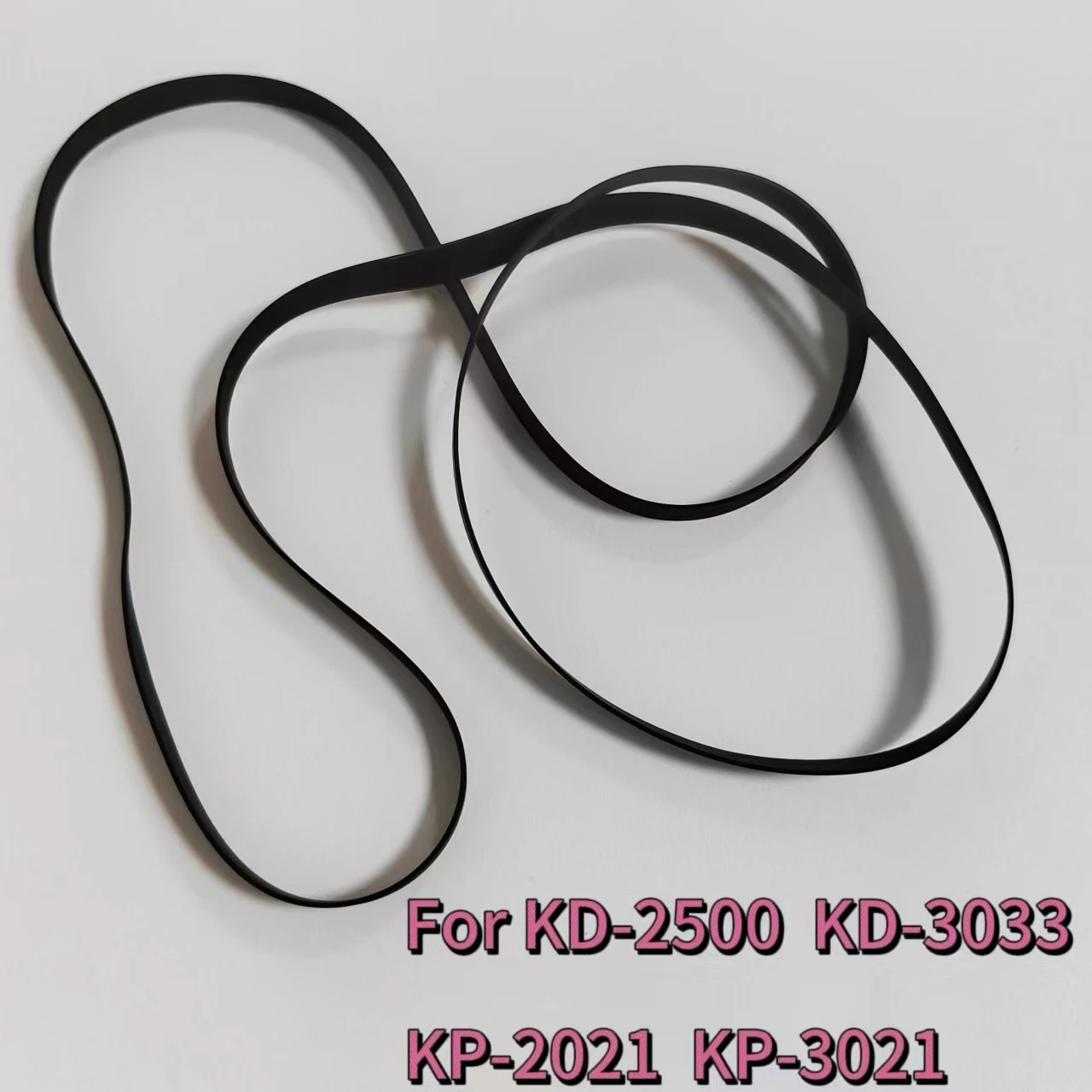 

Turntable Drive Belt For KENWOOD KD-2500 KD-3033 KP-2021 KP-3021 Wrap-around Belt Part Replacement