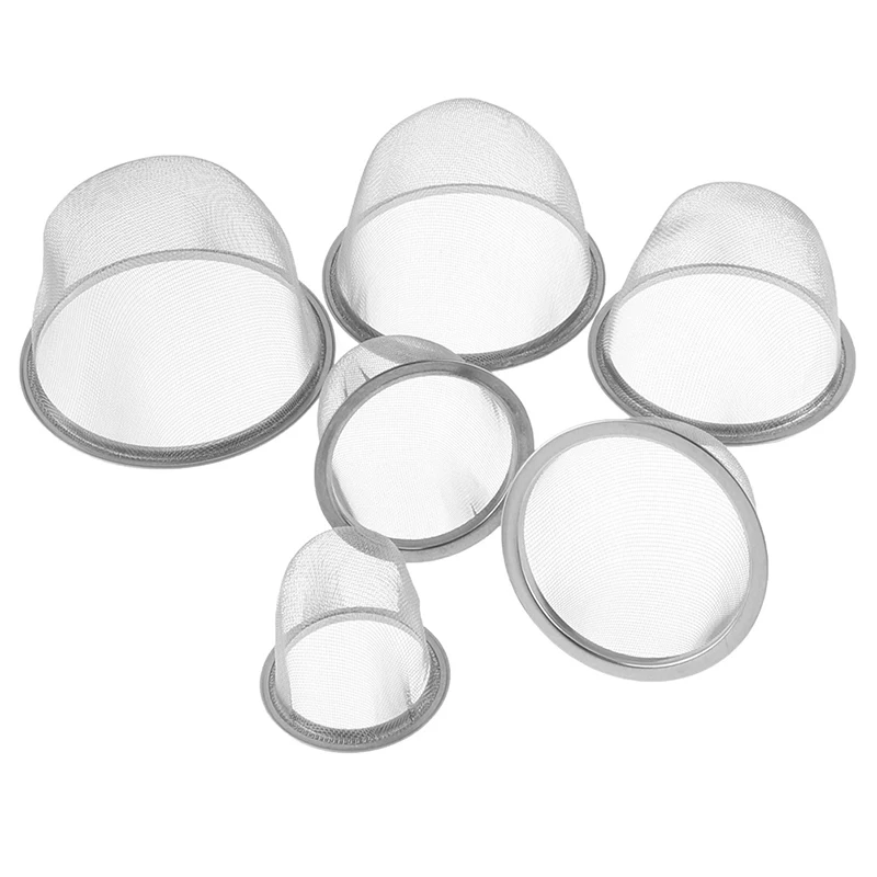 1PC Diameter 5-9.5CM Fine Mesh Tea Strainer Filter Sieve Stainless Steel Leaf Teapot Spice Filter Kitchen Accessories