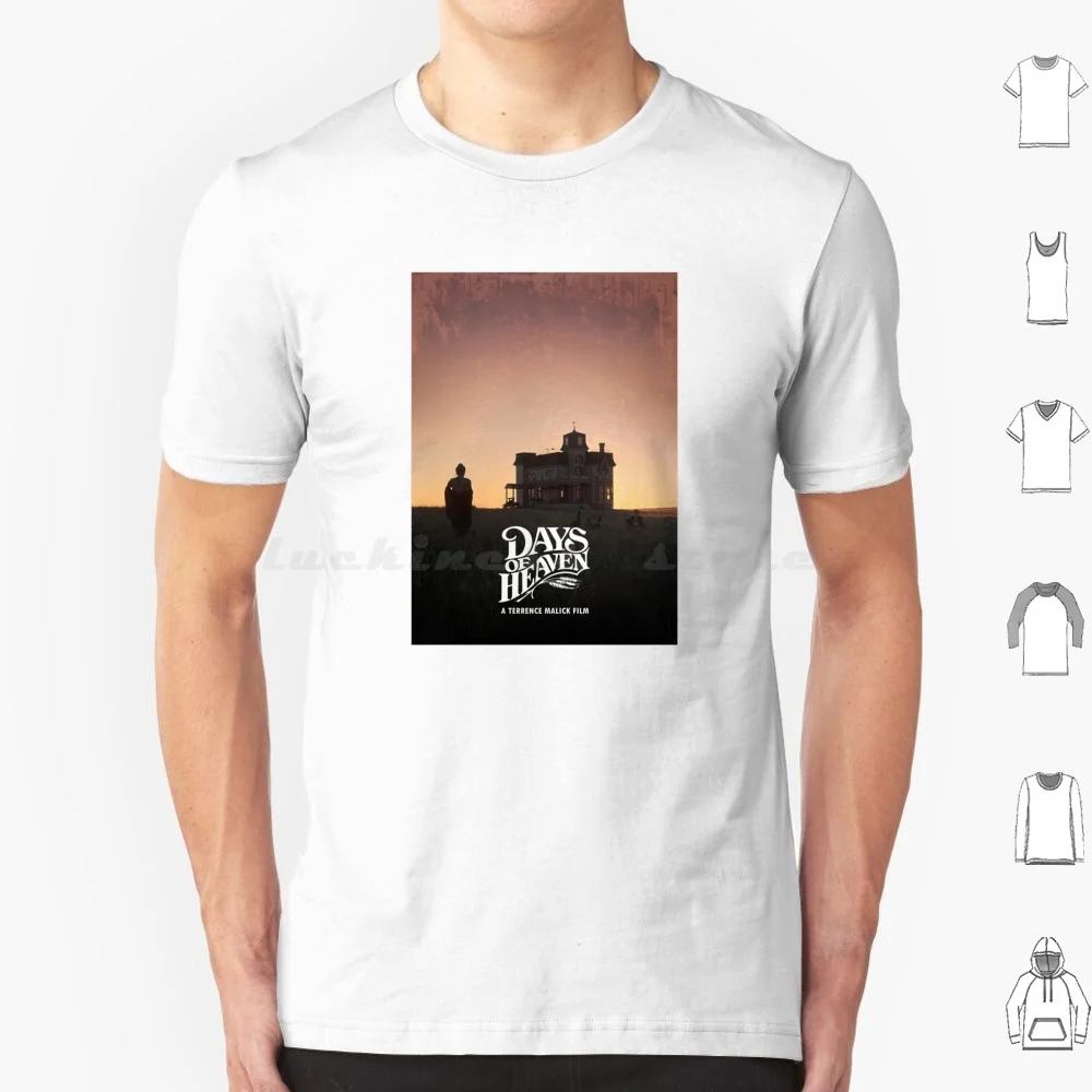 Camiseta de Days Of Heaven 6xl, camiseta fresca de algodón, película, cine, Hollywood, Minimal, Oscar, Drama, comedia, días del cielo