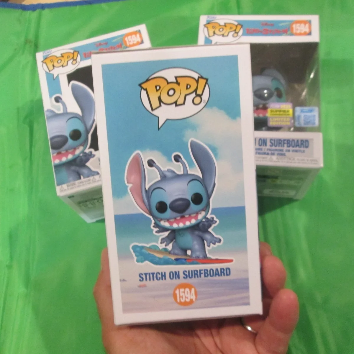 Stitch on Surfboard 1594 FUNKO POP 2025 Summer Convention Figure Disney Lilo & Stitch Collectible Limited Edition Toy Gift - Image 5