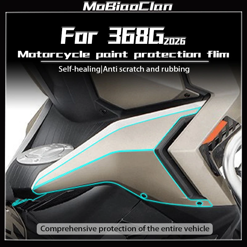 For ZONTES 368G 2026 Invisible Car Cover Film Anti Scratch Protection Stickers On Both Sides Of The Car Body Modified Motorcycle