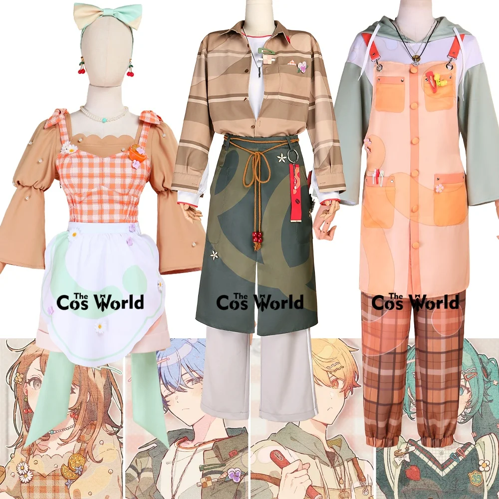 Proyecto Sekai colorido escenario hazaña somos el equipo de exploración Pegasus Tenma Tsukasa Aoyagi Toya trajes Anime Cosplay disfraces