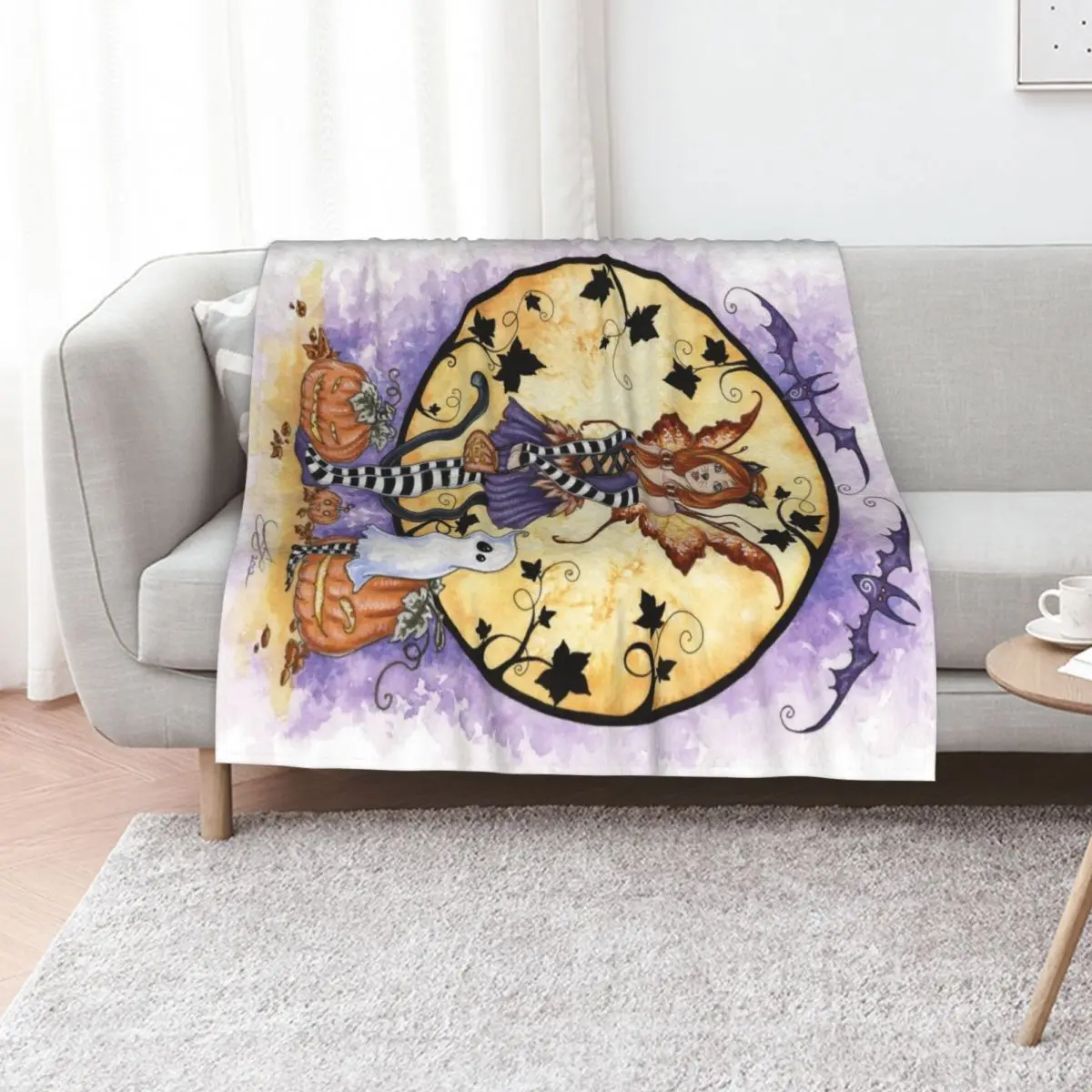 

Kitty Costume Throw Blanket Single Personalized Gift Cute warm for winter Blankets