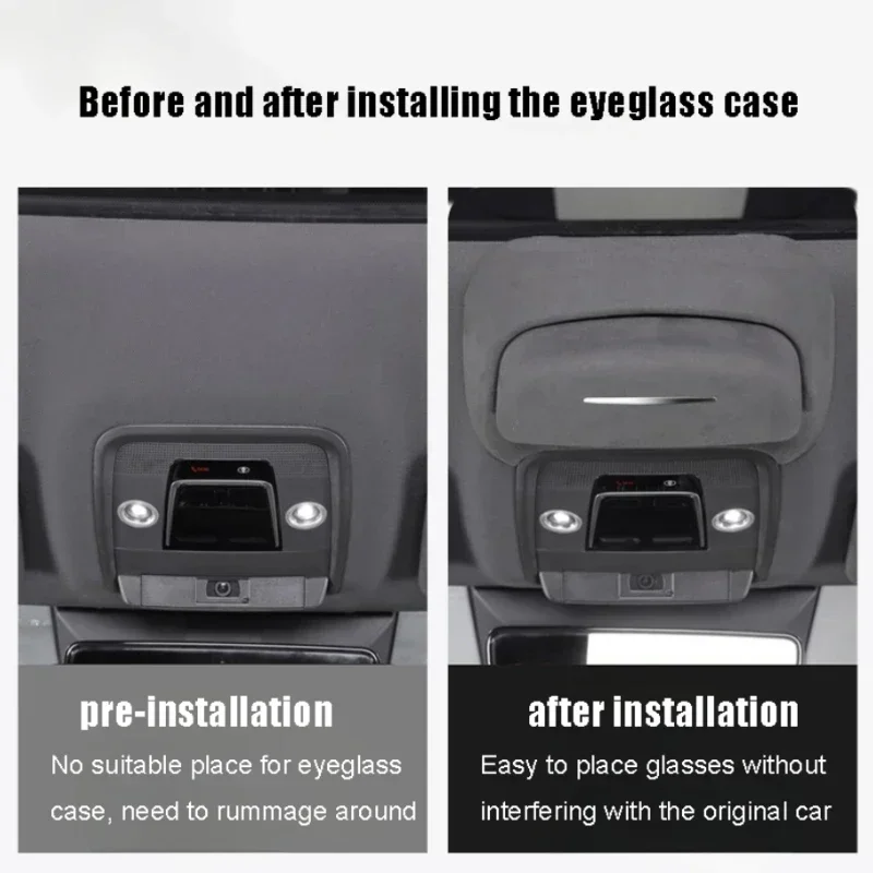 Easily Installable Car Glasses Holder for BYD Seal atto 3 Yuan PLUS Song L  2024 -high volume Sunglasses Case Car Glasses Holder