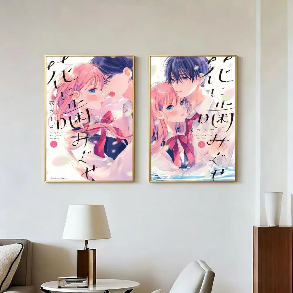 Comic Heartbeat in a Corner Poster Peel And Stick Wall Art Self Adhesive PP Waterproof Wall Decor Living Room Bedroom Gift