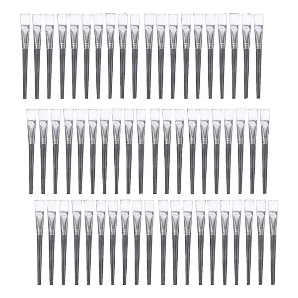 

60 Pieces Facial Mask Brushes with Clear Handle Face Lotion Serum Applicator