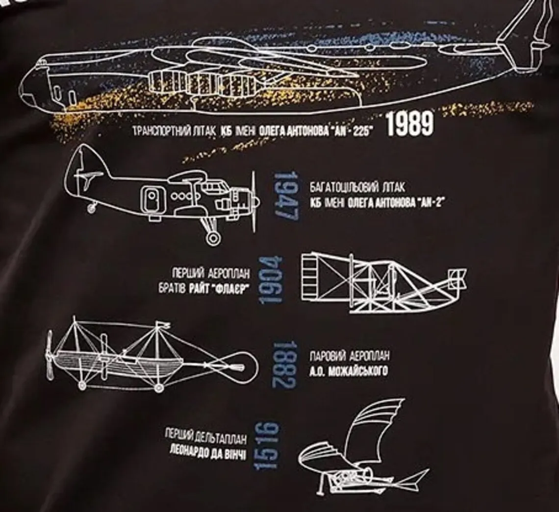 History of Antonov Aviation. Ukrainian AN-225 Mriya Cargo Aircraft Aviation Gift T Shirt 100% Cotton Casual T-shirts Loose Top