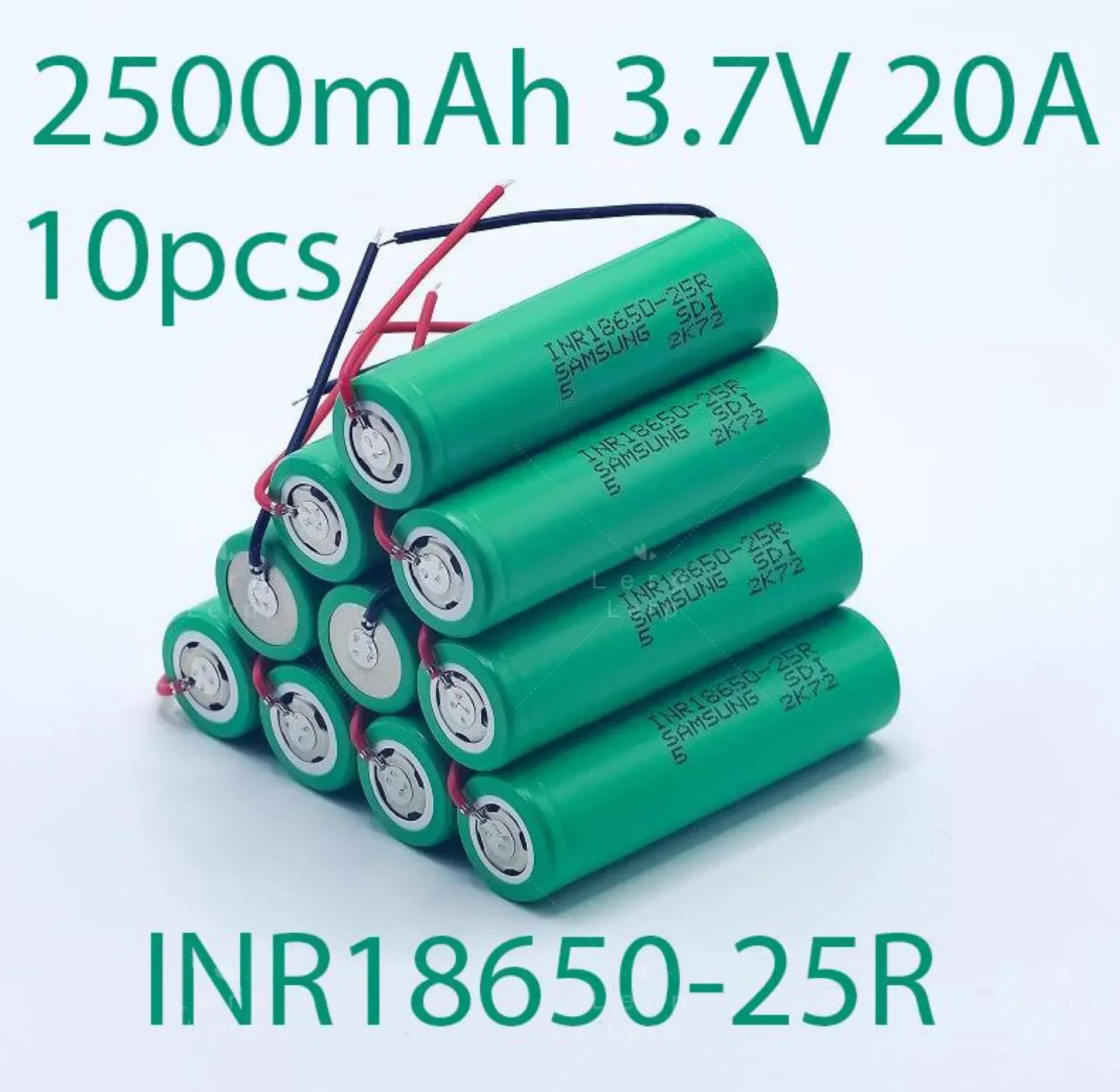 2024 brand new 100% model INR18650 25R M 2500mAh rechargeable battery 3.6V 20A discharge nickel suitable for DIY