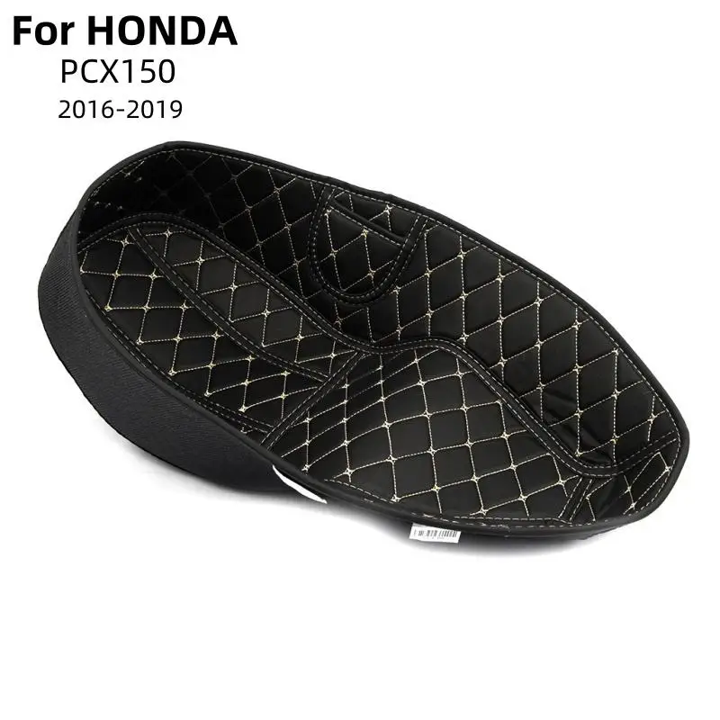 

Motorcycle Accessories Rear Trunk Protector Liner Compartment Pad Waterproof PU Seat Storage Box Mat For HONDA PCX150 PCX 150