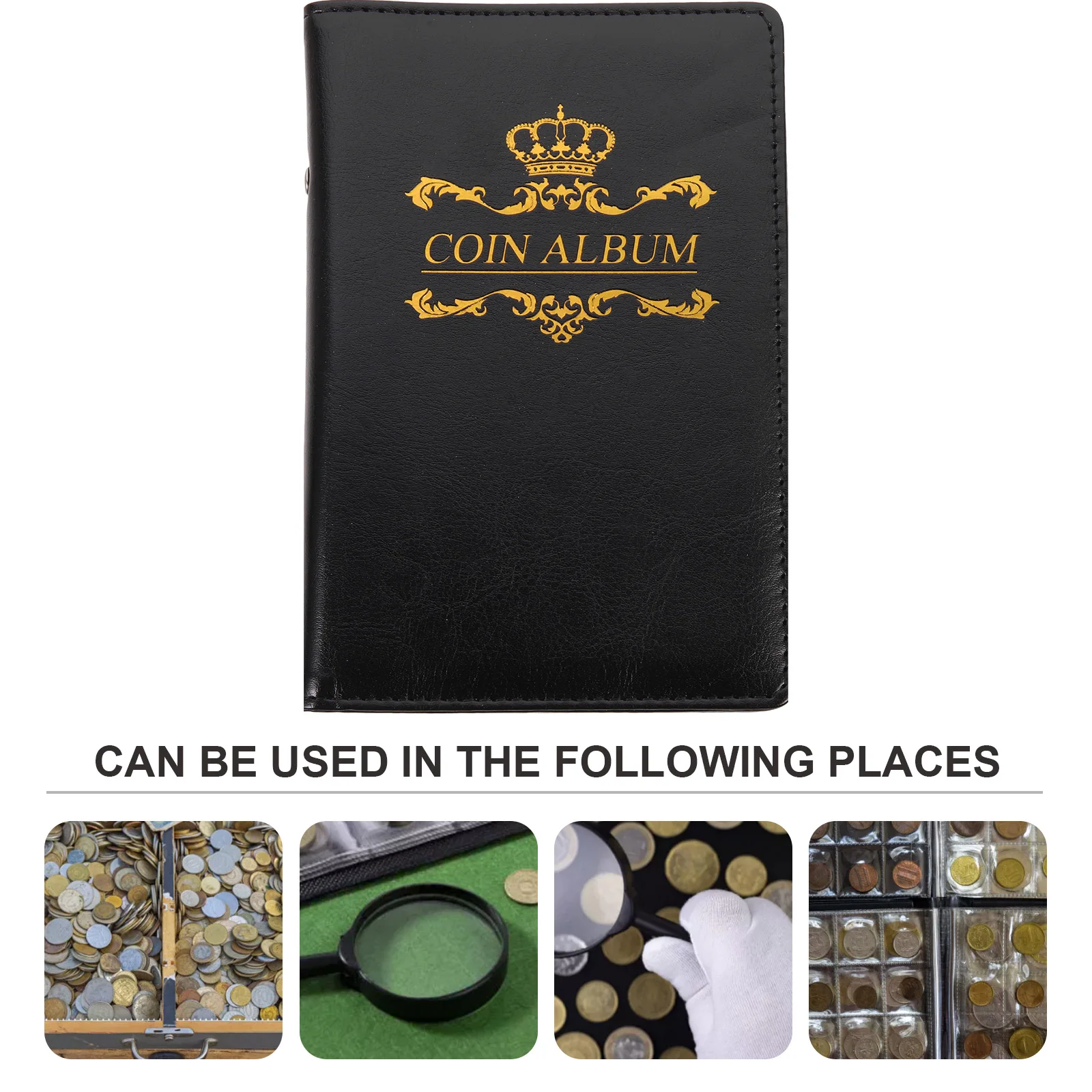 Album Portable Storage Holder Commemorative Organizer Book Transparent Display Case For