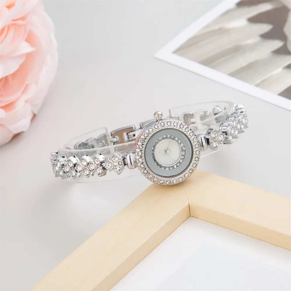 Новинка 2023, роскошные часы-браслет reloj mujer для женщин, высококачественные часы с бриллиантами, модные кварцевые женские наручные часы