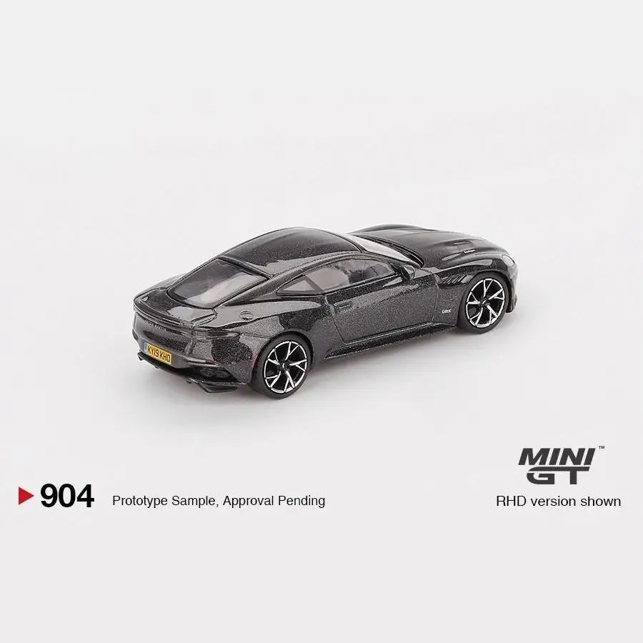 TSM MINIGT 1:64 DBS no time minigt 904 BL to Die رمادي معدني إنجليزي إسباني مجموعة نماذج سيارة مصنوعة من خليط معدني هدية