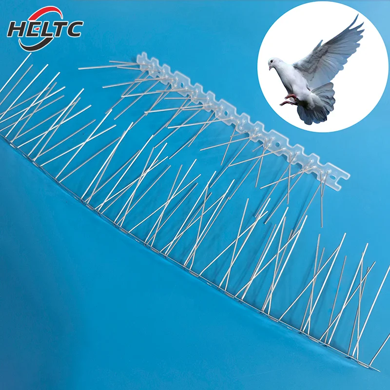 1 Set Stainless Steel Bird Repellent Spikes Fixing Balconies Roofs Patios Protection Anti Pigeon Bird Deterrent Tool