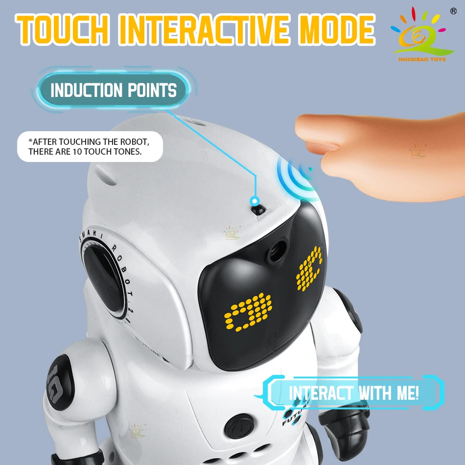 RC Robot Smart Programming Gesture Control Touch Interactive Bedtime Stories Music Companion Educational Toys for Children Gifts