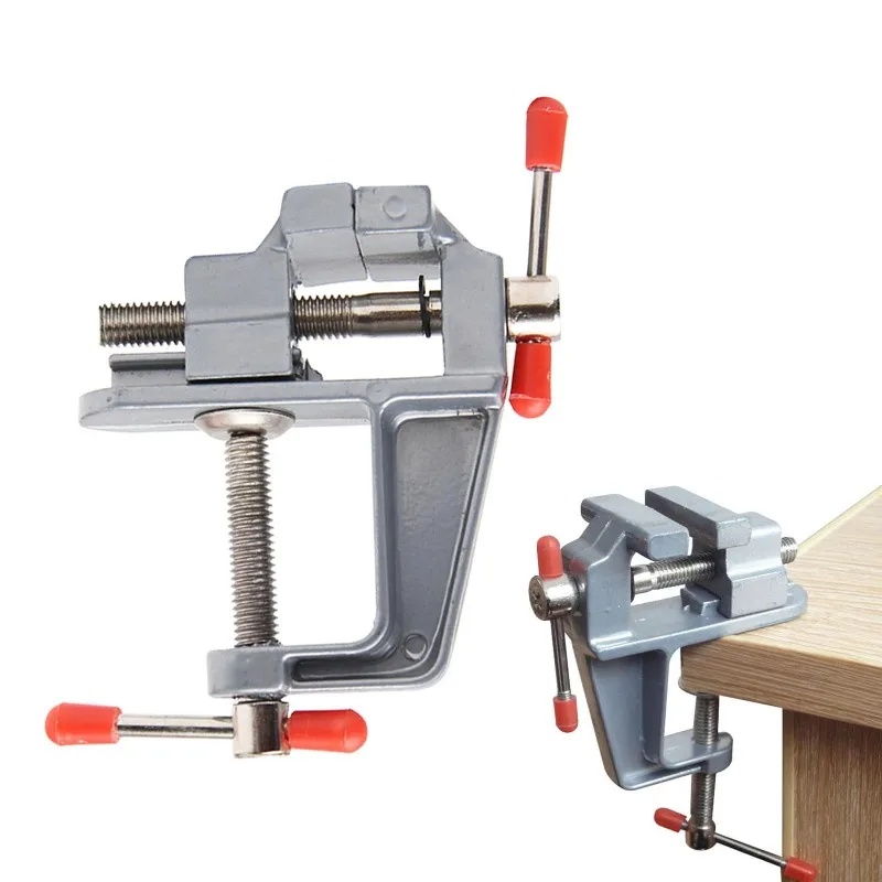 DIY Craft Mold Fixed Repair Tool Plier Jewelry Make Electronics Small Hobby Workbench Portable Mini Bench Vise Table Clamp Screw
