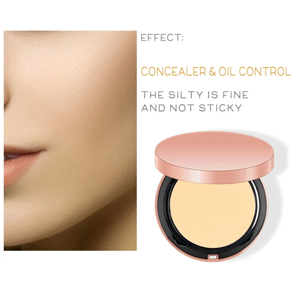 

8-colorDouble-layer Concealer Pressed Powder with Mirror Private Label Full Coverage Oil Control Custom Logo Makeup Cruelty Free