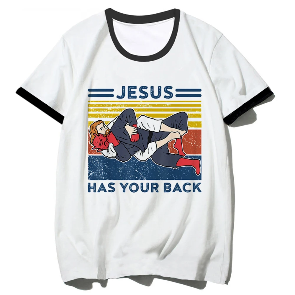 

Jiu Jitsu top women harajuku Japanese comic top girl anime graphic clothing