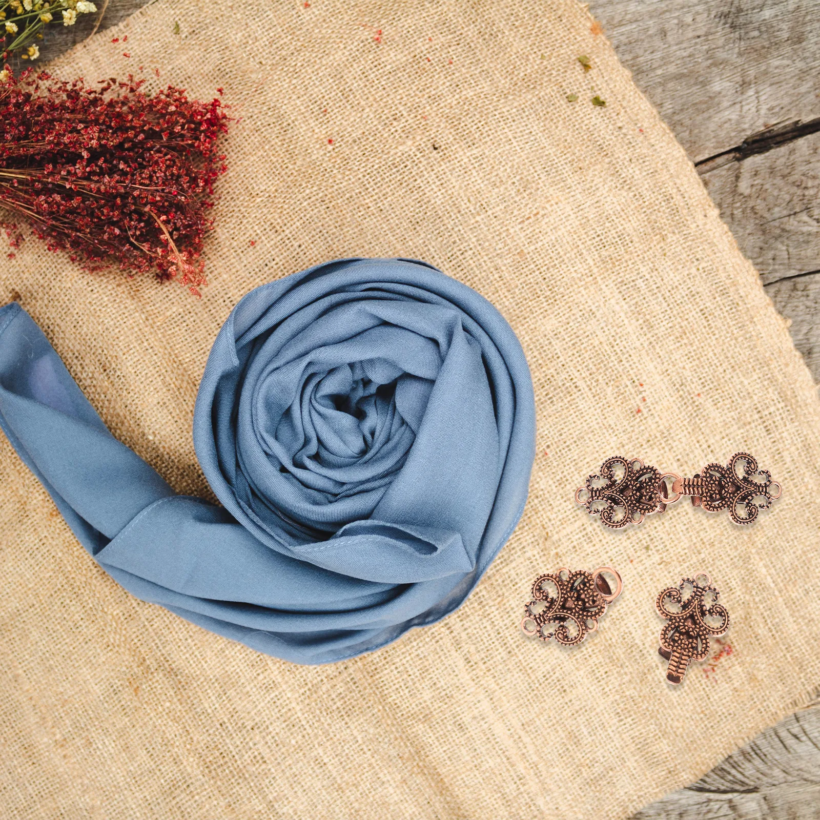 2 paia di fermagli per colletto a mantella con clip per scialle vintage per donna Elegante chiusura per cardigan Spilla per mantello retrò liscia adatta per appuntamenti di nozze