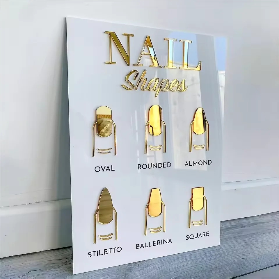 

Nail Aftercare Advice Sign Beauty Studio Salon Sign Aesthetics Aftercare Sign Gold Mirror Acrylic Wall Sign Nail Studio Decor