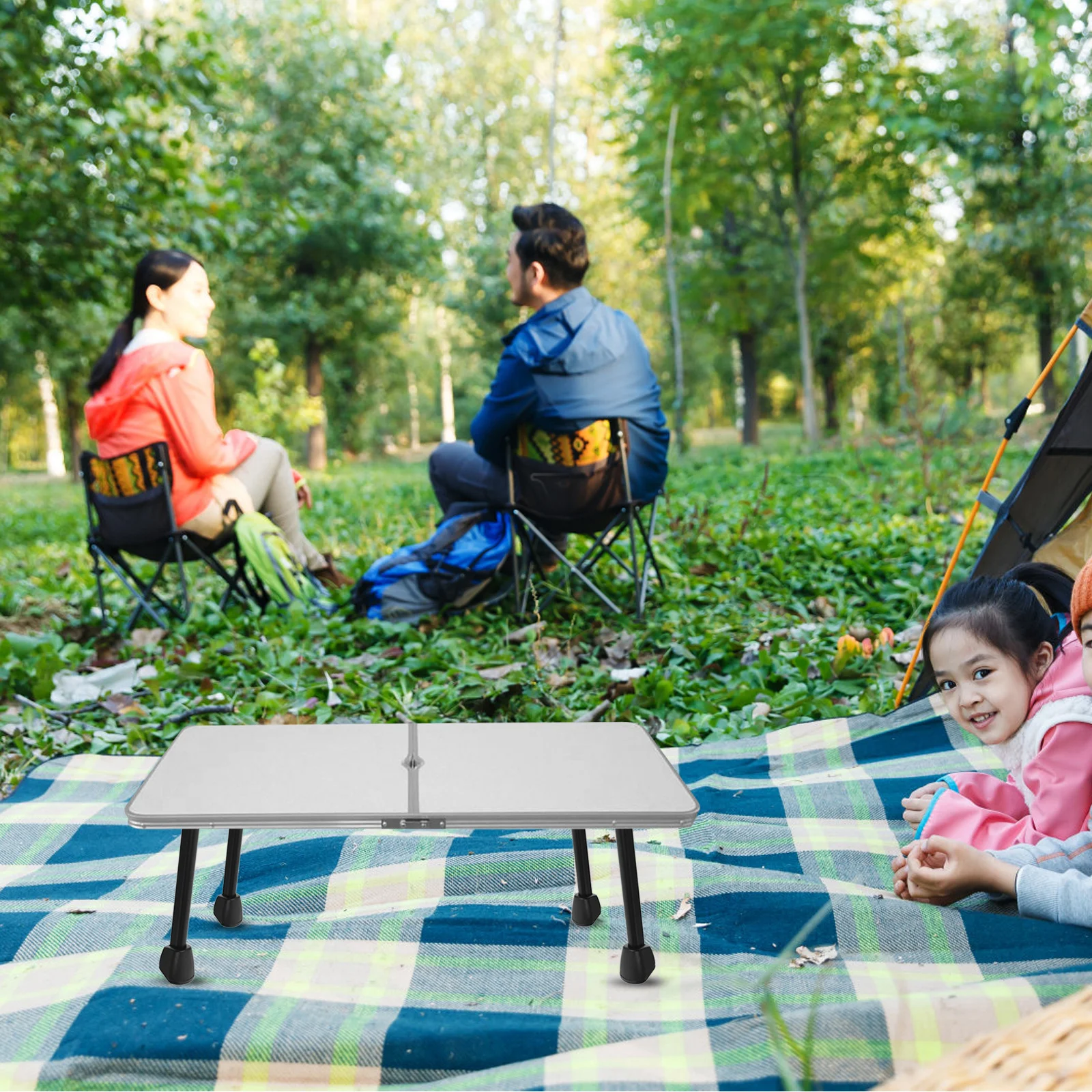 

4Pcs Foldable Table Legs Iron Strong Hardness for Laptop Coffee Dining Tables Modern Furniture Legs Compact Storage Design