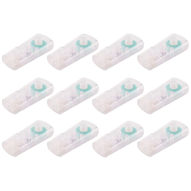 Double Sided Glue Tape Roller, Pack Of 12, Adhesive Mini Scrapbook Tape, Glue Roller Dots, Acid Free Glue Runners