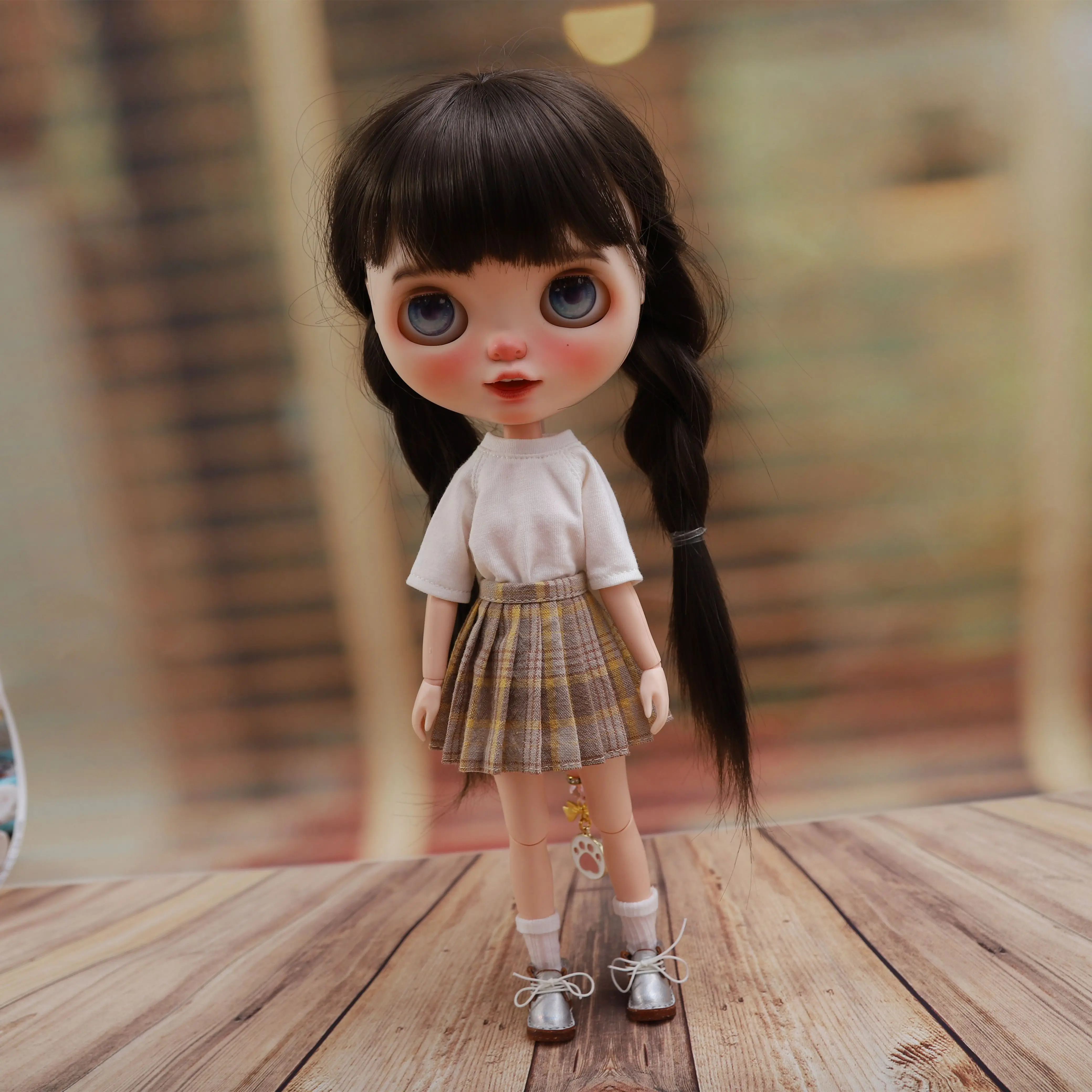 Blythe Doll Clothing Accessories Pleated Skirt Ob22 Ob24 1/8 Articulated Doll Azone 30cm Doll Clothing