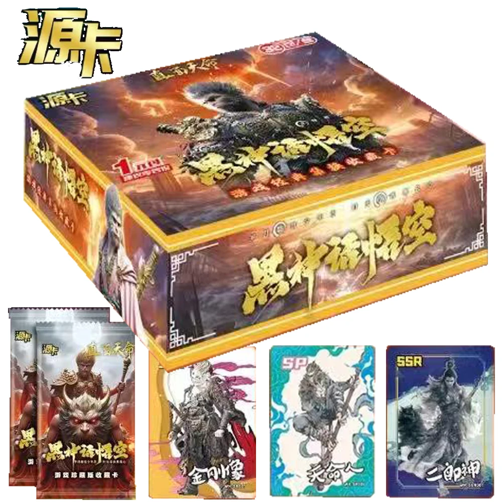 Genuine Black Myth Wukong Card For Children Popular Action Role-playing Monkey Sun Rare Limited Game Collection Card Table Toys