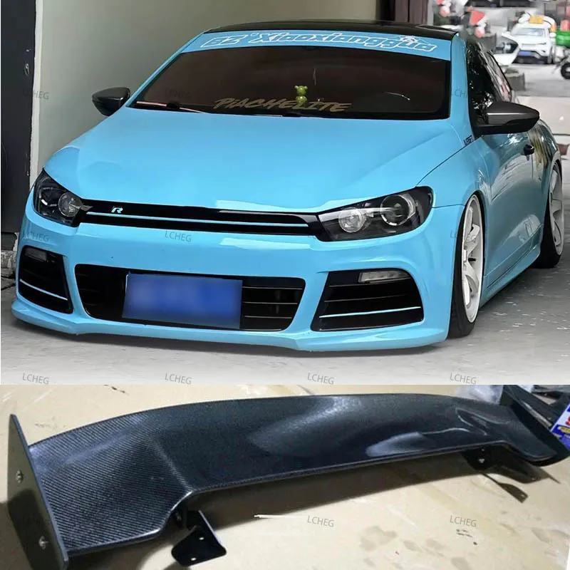 

For Volkswagen Scirocco/R Regular Edition 100% Carbon Fiber Material Rear Luggage Roof Accessories 2009-2017 JS Style Body Kit